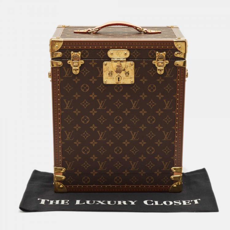 Pre Owned Louis Vuitton Monogram Canvas Cave Whisky PM Trunk