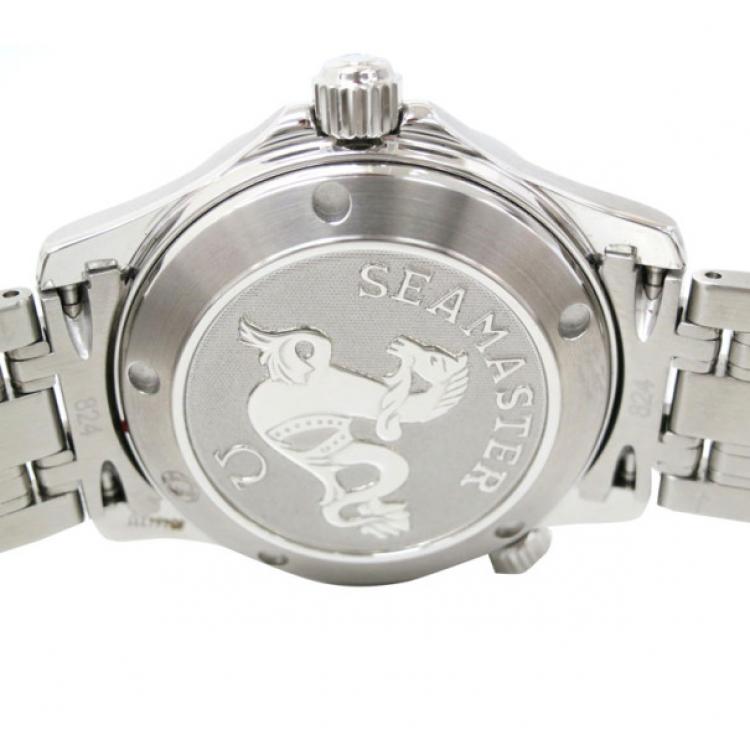 Pre Owned Omega SS Seamaster Unisex Wristwatch 36 MM