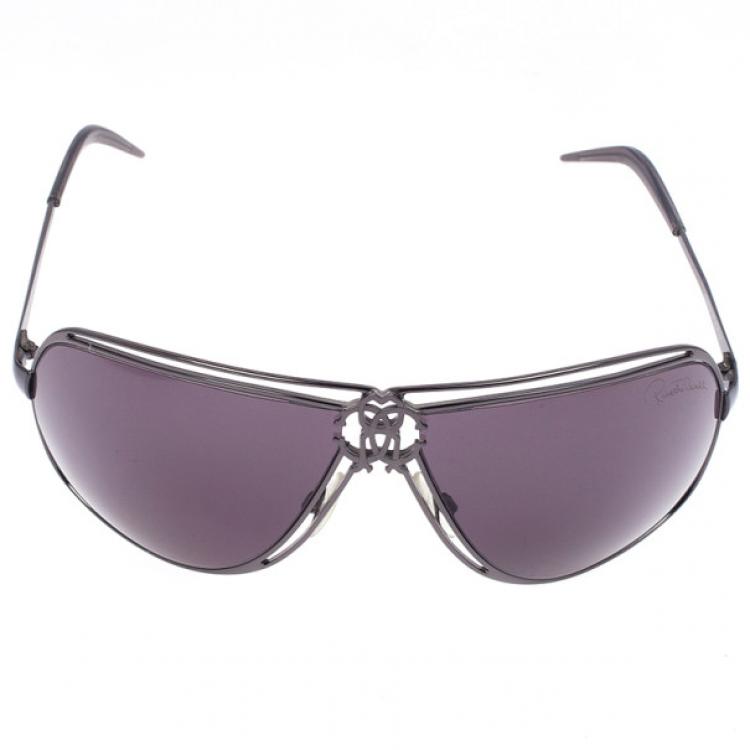 Pre Owned Roberto Cavalli Black Alcippe Unisex Sunglasses