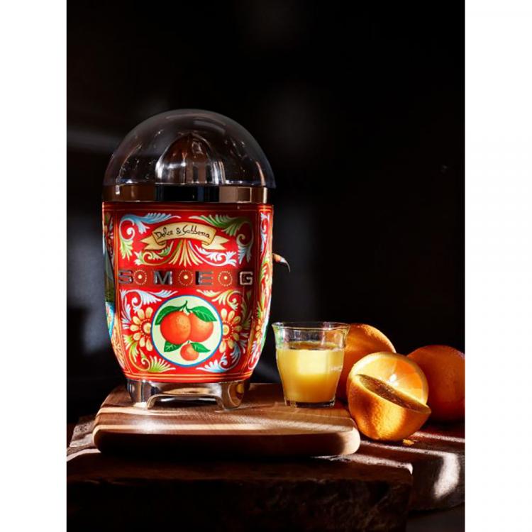 Pre Owned Smeg x Dolce & Gabbana, Sicily is my Love Citrus Juicer, Multicolour (Available for UAE Customers Only)
