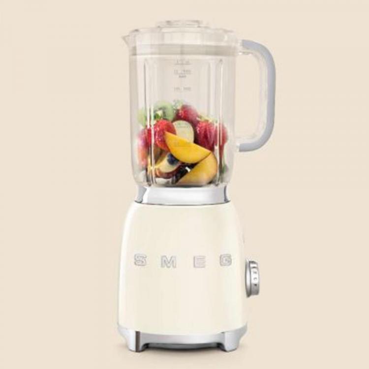 Pre Owned Smeg 50's Retro Style Aesthetic 1.5 Liter Blender, Cream (Available for UAE Customers Only)