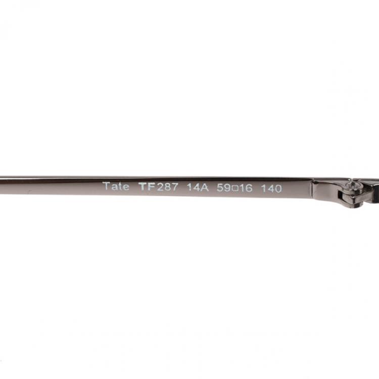 Pre Owned Tom Ford Silver Tate Unisex Aviators