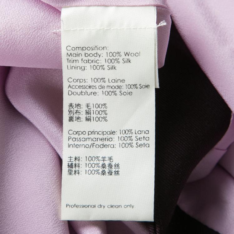 Pre Owned 3.1 Phillip Lim Mulberry Purple Colorblock Horizon Wool and Silk Skirt S