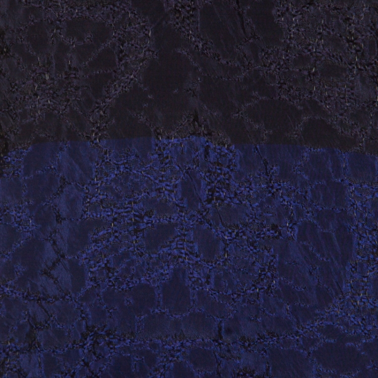 Pre Owned 3.1 Phillip Lim Black and Navy Blue Colorblock Lace and Chiffon Long Sleeve Top M