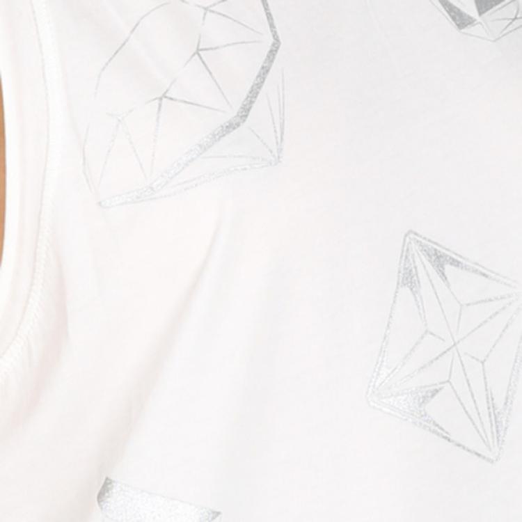 Pre Owned 3.1 Phillip Lim Foil-Print Oversized Tank Top L