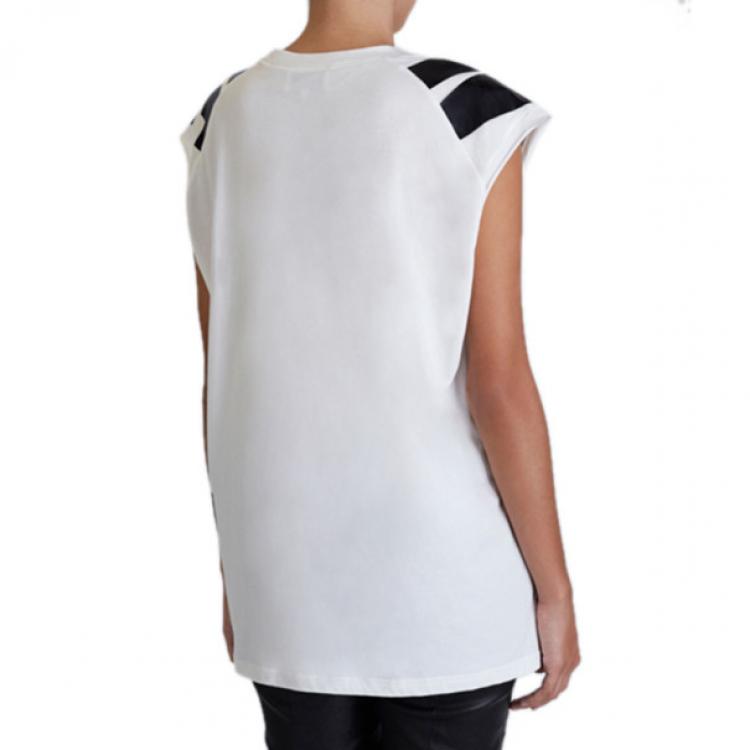 Pre Owned 3.1 Phillip Lim White "Name Drop" Logo Muscle Tee M