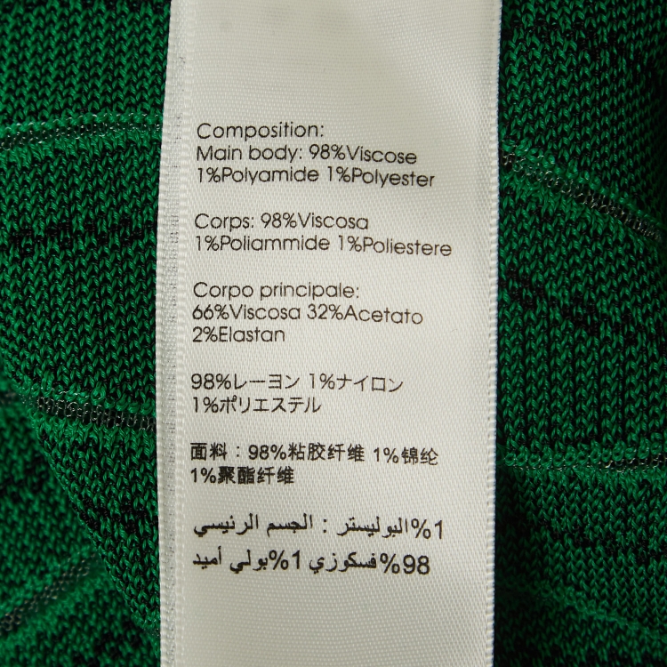 Pre Owned 3.1 Phillip Lim Green Knit Polo T-Shirt M