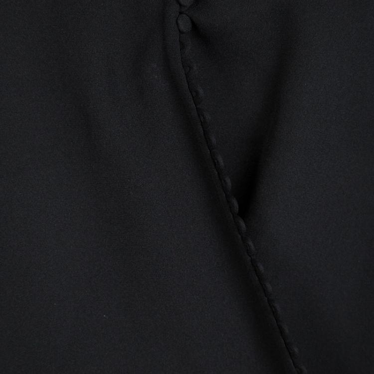 Pre Owned 3.1 Phillip Lim Black Silk Whimsical Sleeve Draped Blouse S
