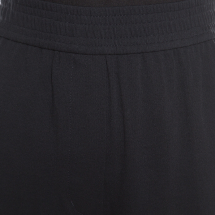 Pre Owned 3.1 Phillip Lim Midnight Black Crepe Elasticized Waist Straight Leg Pants L