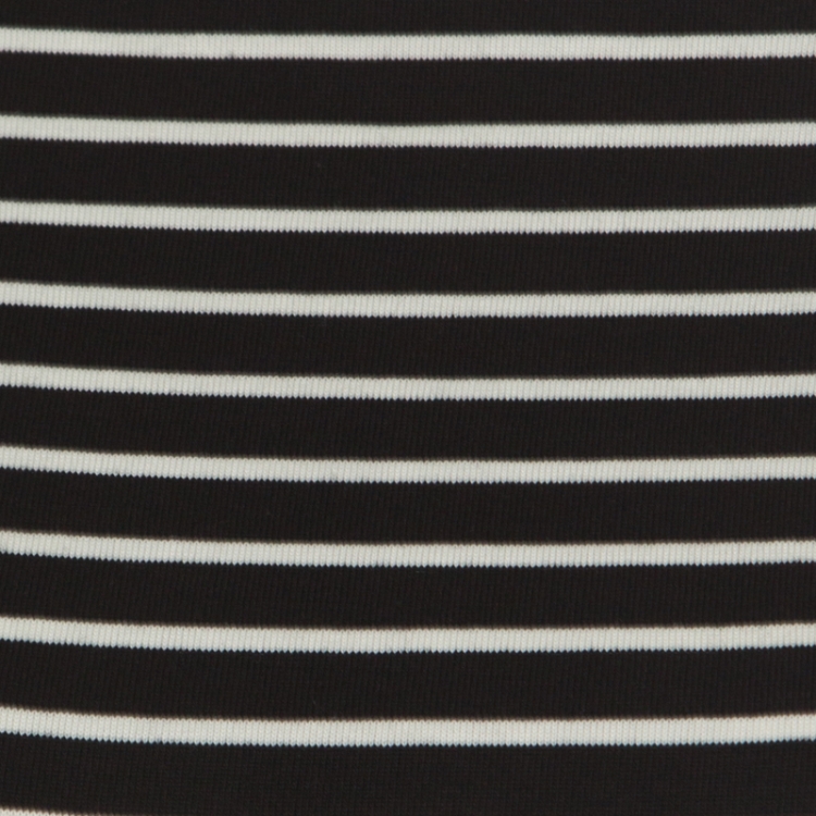Pre Owned 3.1 Phillip Lim Monochrome Striped Cutout Sleeve Tie Detail Top M