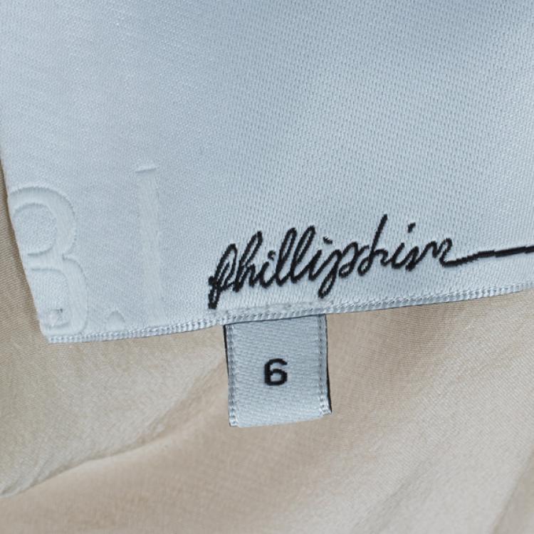 Pre Owned 3.1 Phillip Lim Blush Pink Embellished Top M