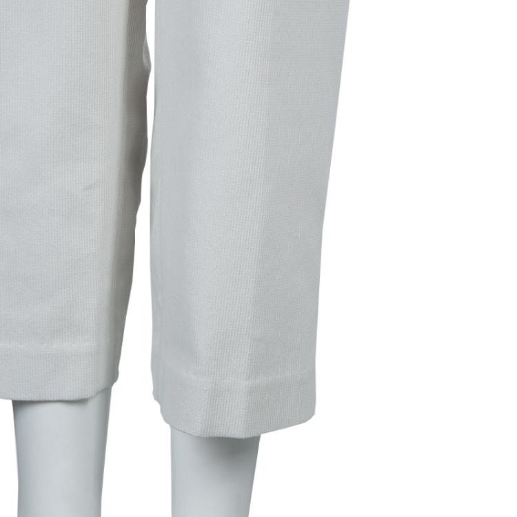 Pre Owned 3.1 Phillip Lim Cream and Beige Halter Crossback Jumpsuit XS