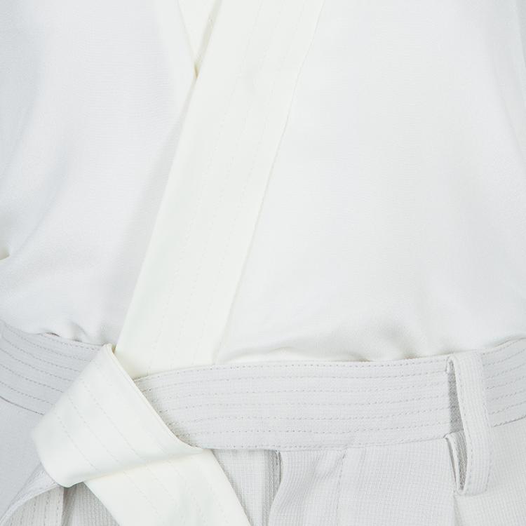 Pre Owned 3.1 Phillip Lim Cream and Beige Halter Crossback Jumpsuit XS