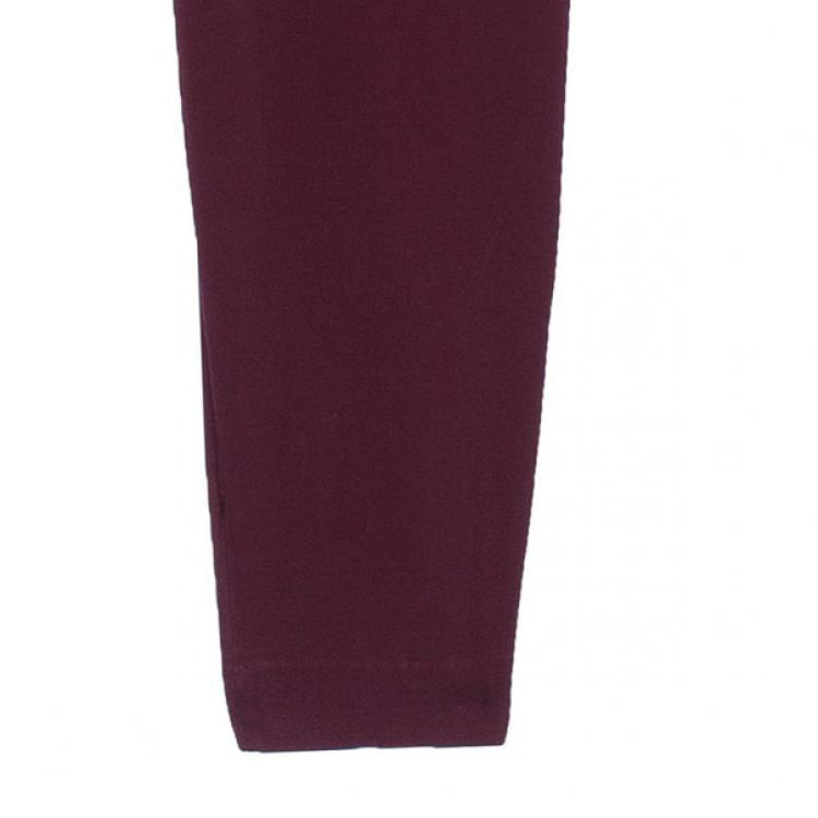 Pre Owned 3.1 Phillip Lim Burgundy Drawstring Jumpsuit M