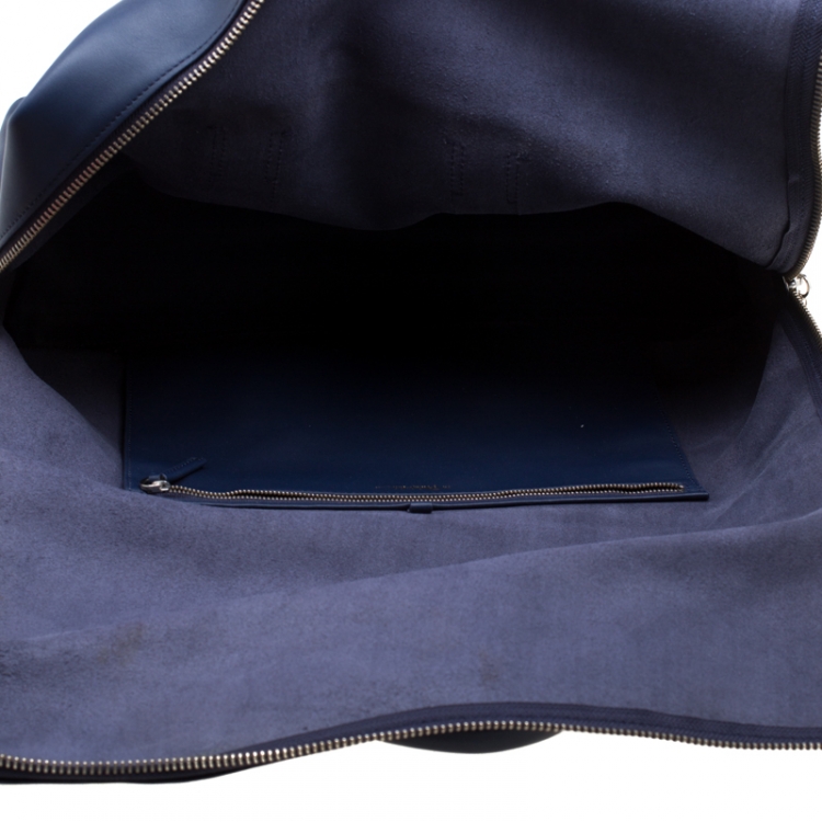 Pre Owned 3.1 Phillip Lim Navy Blue Leather 31 Hour Satchel