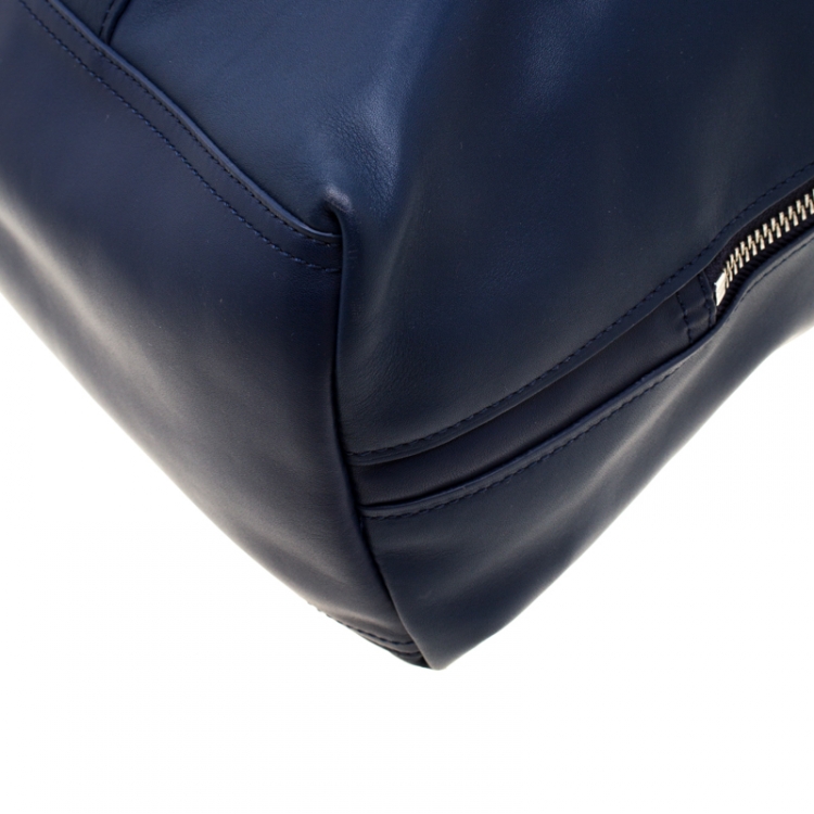 Pre Owned 3.1 Phillip Lim Navy Blue Leather 31 Hour Satchel