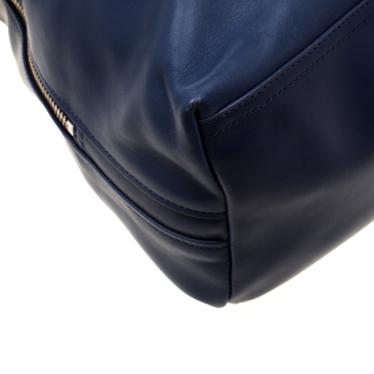 Pre Owned 3.1 Phillip Lim Navy Blue Leather 31 Hour Satchel