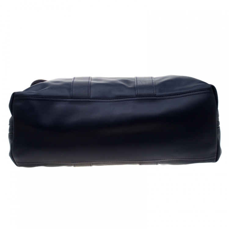 Pre Owned 3.1 Phillip Lim Navy Blue Leather 31 Hour Satchel