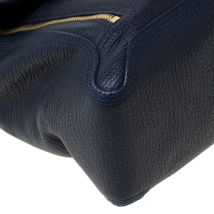 مملوكة مسبقًا 3.1 Phillip Lim Navy Blue Leather Medium Pashli Tote
