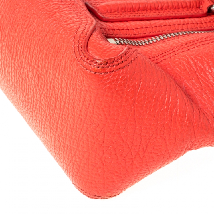 Pre Owned 3.1 Phillip Lim Orange Leather Medium Pashli Satchel