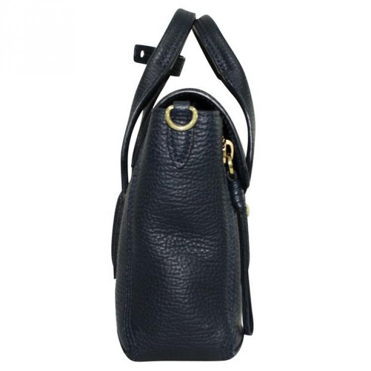 Pre Owned Phillip Lim Blue Leather Pashli Mini Satchel