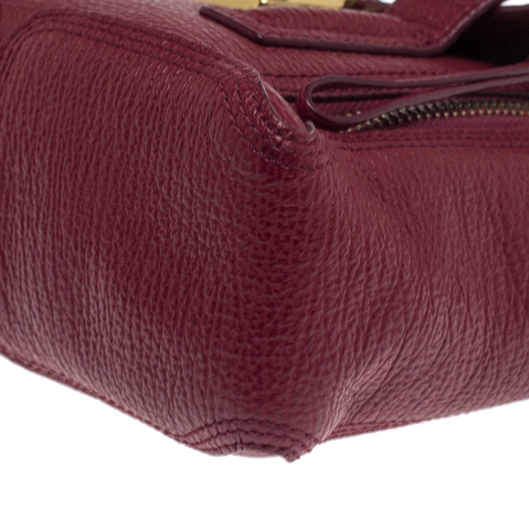 Pre Owned 3.1 Phillip Lim Red Leather Mini Pashli Satchel