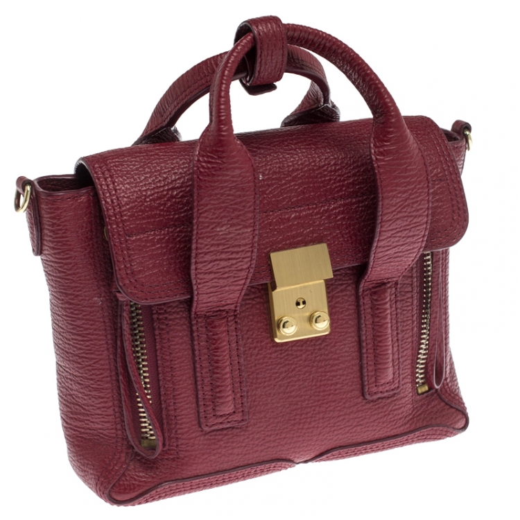 Pre Owned 3.1 Phillip Lim Red Leather Mini Pashli Satchel