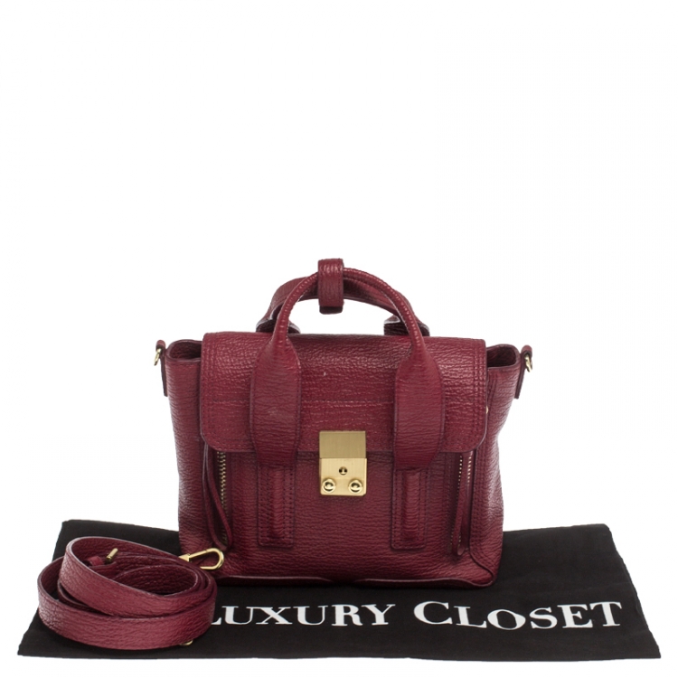 Pre Owned 3.1 Phillip Lim Red Leather Mini Pashli Satchel