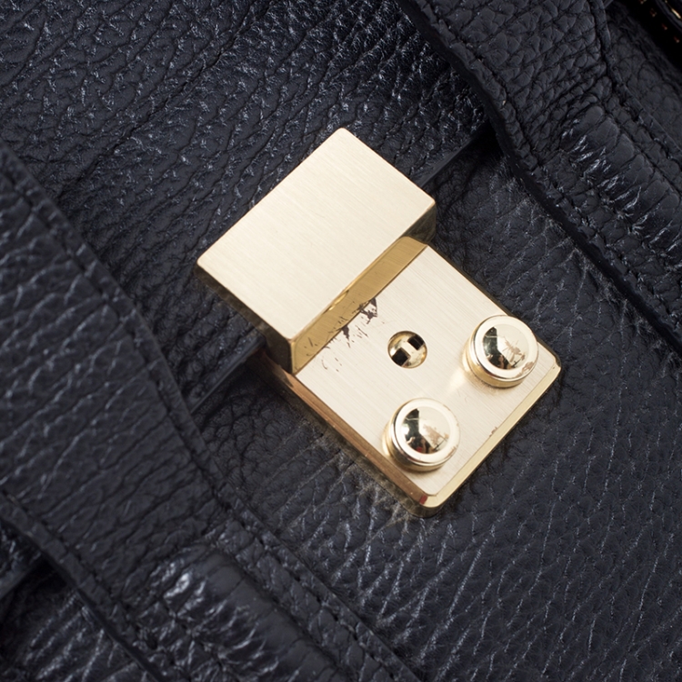 Pre Owned 3.1 Phillip Lim Black Leather Mini Pashli Satchel
