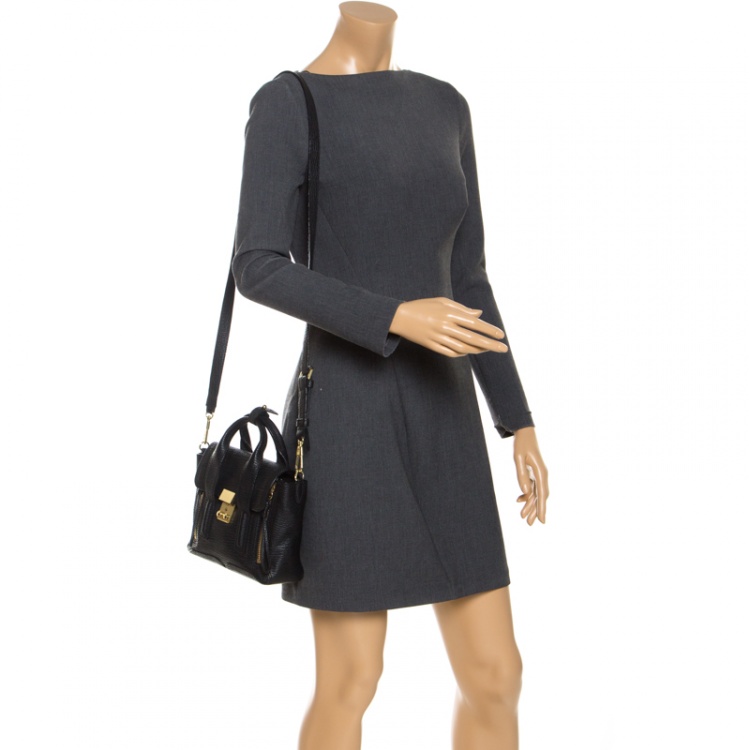 Pre Owned 3.1 Phillip Lim Black Leather Mini Pashli Satchel