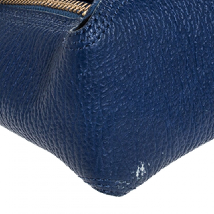 Pre Owned 3.1 Phillip Lim Multicolor Leather and Calfhair Mini Pashli Top Handle Bag