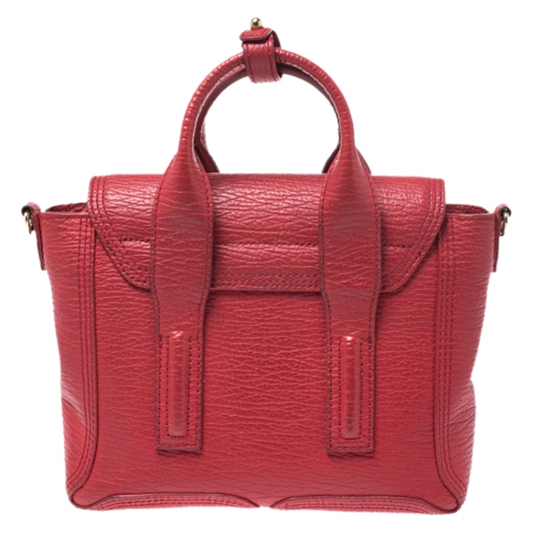 Pre Owned 3.1 Phillip Lim Red Leather Mini Pashli Satchel