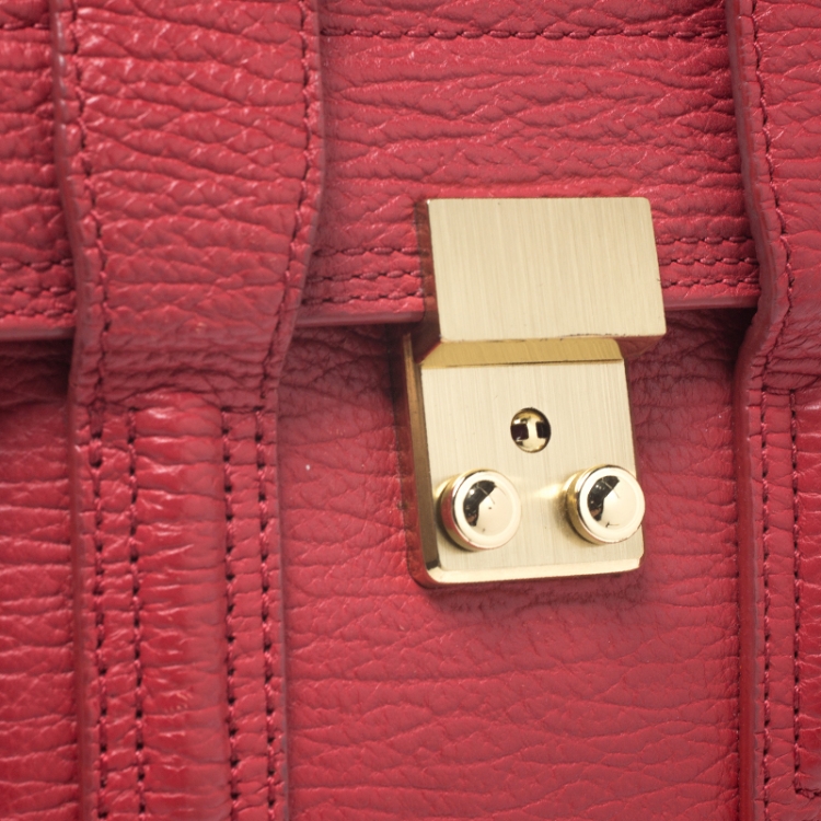 Pre Owned 3.1 Phillip Lim Red Leather Mini Pashli Satchel