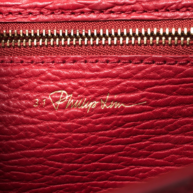 Pre Owned 3.1 Phillip Lim Red Leather Mini Pashli Satchel