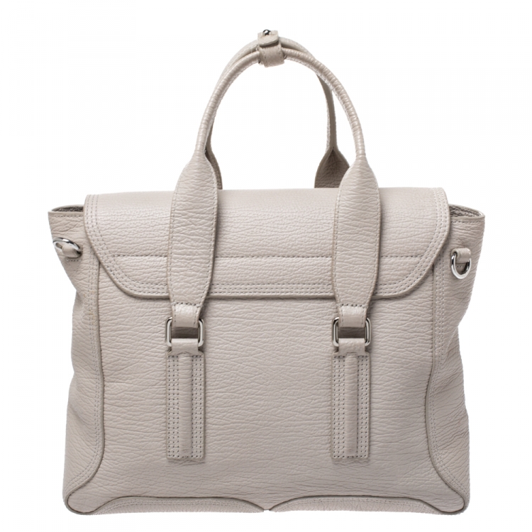 Pre Owned 3.1 Phillip Lim Antique Beige Leather Medium Pashli Satchel