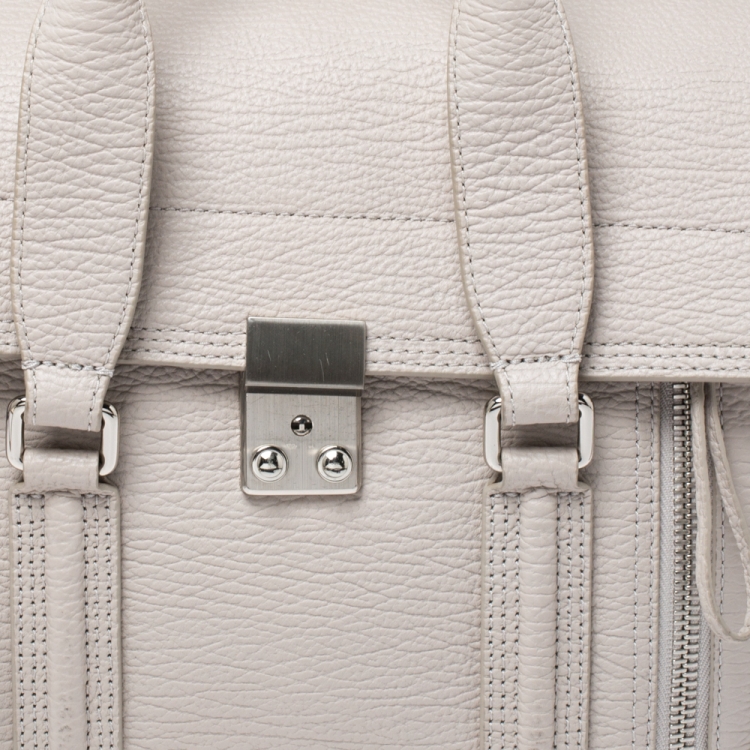 Pre Owned 3.1 Phillip Lim Antique Beige Leather Medium Pashli Satchel