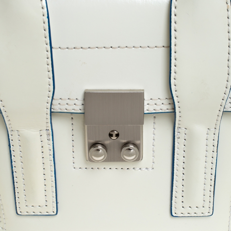 Pre Owned 3.1 Phillip Lim White Leather Mini Pashli Satchel