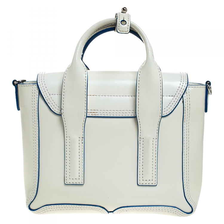 Pre Owned 3.1 Phillip Lim White Leather Mini Pashli Satchel