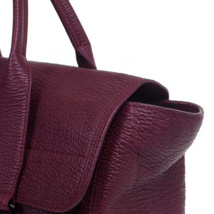 Pre Owned 3.1 Phillip Lim Purple Leather Large Pashli Tote
