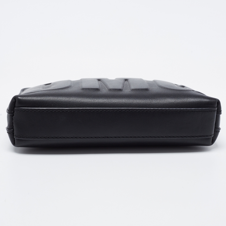 Pre Owned 3.1 Phillip Lim Black Leather OMG Zip Pouch