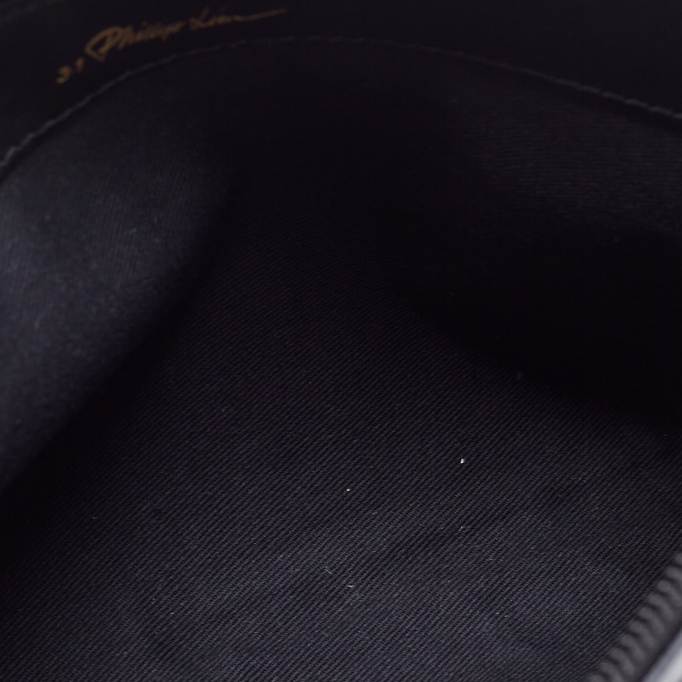 Pre Owned 3.1 Phillip Lim Black Leather OMG Zip Pouch