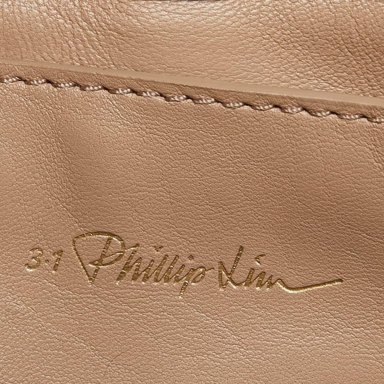 Pre Owned 3.1 Phillip Lim Beige Leather Flap Chain Bag