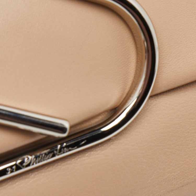 Pre Owned 3.1 Phillip Lim Beige Leather Flap Chain Bag