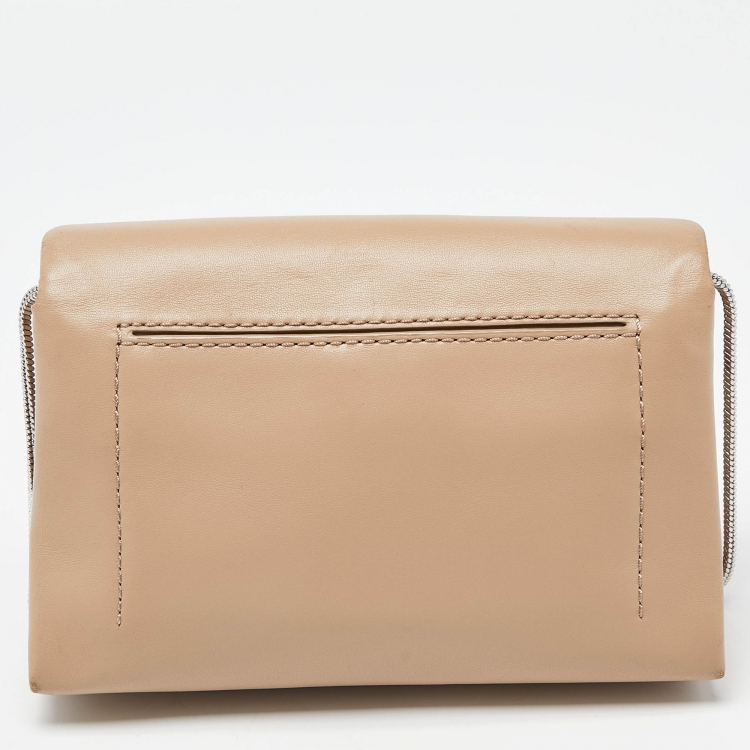 Pre Owned 3.1 Phillip Lim Beige Leather Flap Chain Bag