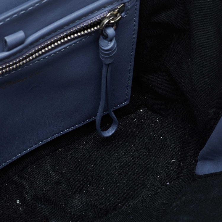 Pre Owned 3.1 Phillip Lim Blue Leather Mini Pashli Satchel