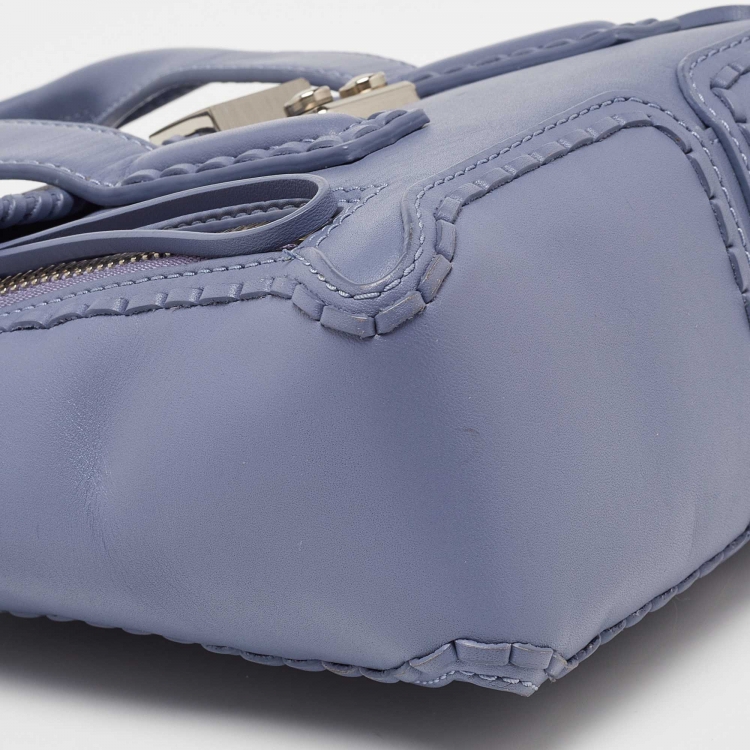 Pre Owned 3.1 Phillip Lim Blue Leather Mini Pashli Satchel