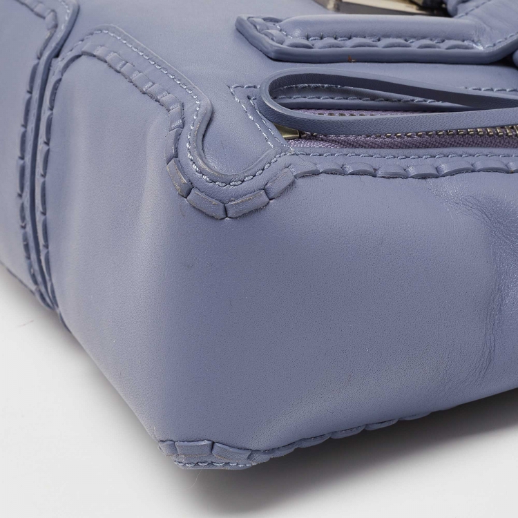 Pre Owned 3.1 Phillip Lim Blue Leather Mini Pashli Satchel