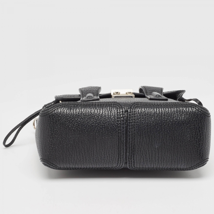 Pre Owned 3.1 Phillip Lim Black Leather Mini Pashli Satchel