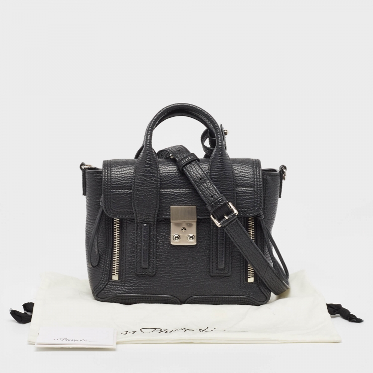 Pre Owned 3.1 Phillip Lim Black Leather Mini Pashli Satchel