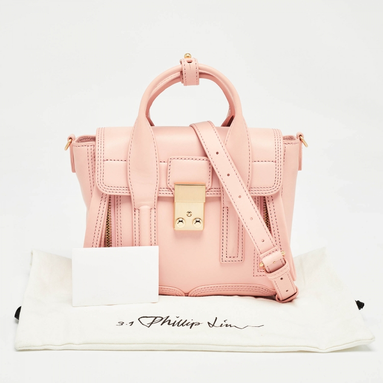 Pre Owned 3.1 Phillip Lim Rose Pink Leather Mini Pashli Satchel